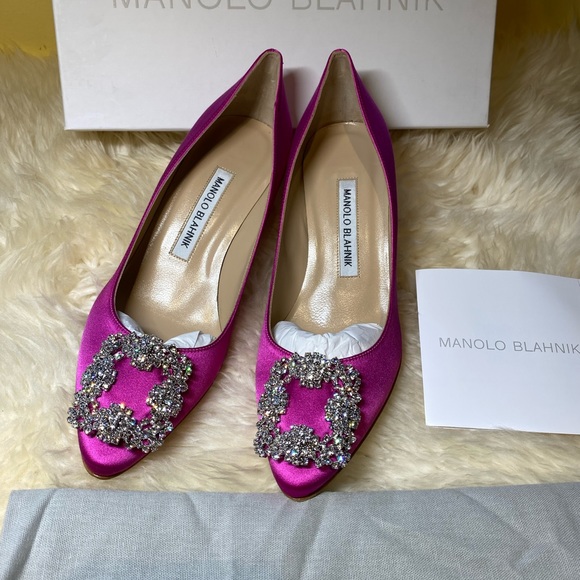 New authentic Manolo Blahnik hangisi pumps - Picture 11 of 13
